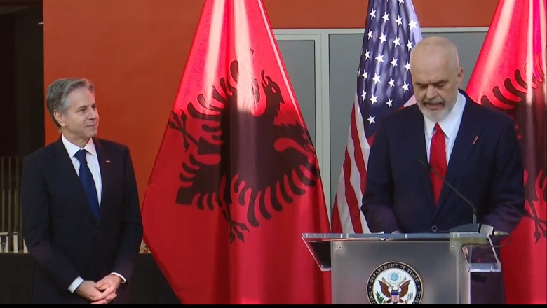 Sekretari Amerikan i Shtetit,  Blinken viziton Tiranën: Mirënjohës për mikpritjen e afganëve! Rama, udhëheqës i shquar! Takon Dumanin e krerët e drejtësisë 