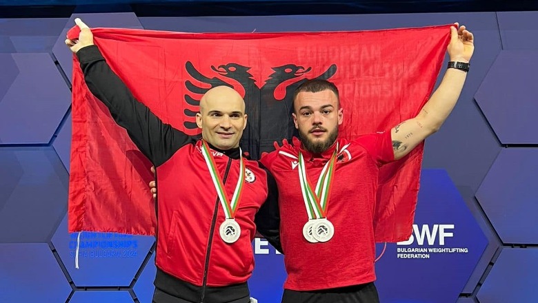 Europiani i Peshëngritjes/ Erkand Qerimaj dhe Kristi Ramadani i dhurojnë Shqipërisë tre medalje argjendi