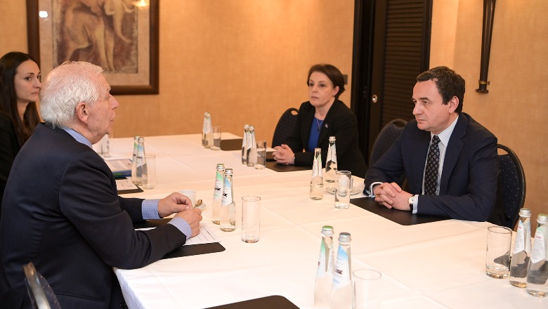 Dialogu me Serbinë, Kurti takim me Borrell e Lajçak në Munih: Domosdoshmëri nënshkrimi i marrëveshjeve