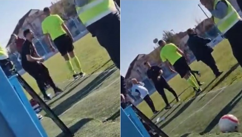 Fushë-Krujë/ Dhunë në Kategorinë e Dytë të futbollit, Murlani: Na ndaluan të festonim, tifozët u futën në fushë nga të gjitha anët (VIDEO)