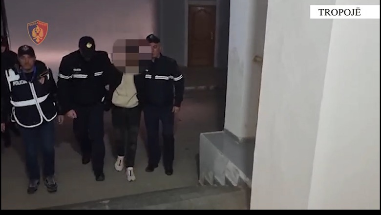VIDEO/ Me armë zjarri e drogë në makinë, arrestohet 29-vjeçari në Tropojë