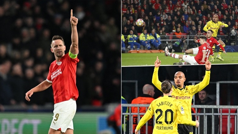 Dy gola në Ligën e Kampioneve, PSV dhe Dortmund barazojnë 1-1 (VIDEO)