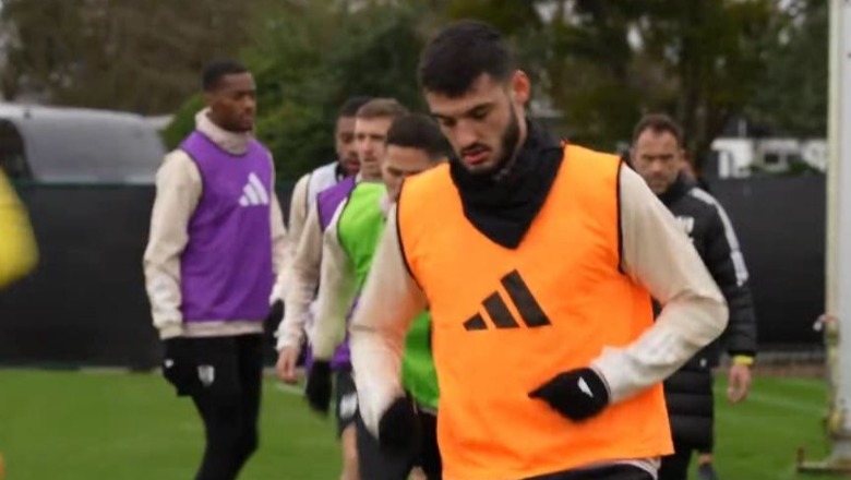 VIDEO/ Armando Broja lë pas gripin, bashkohet me Fulhamin në stërvitje