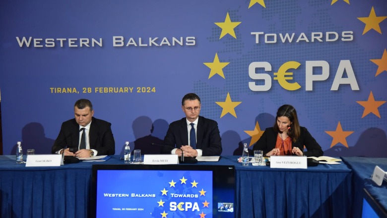 Ballkanit Perëndimor drejt Sistemit Europian të Pagesave (SEPA)/ Ministri Mete: Hap i rëndësishëm drejt integrimit të rajonit!