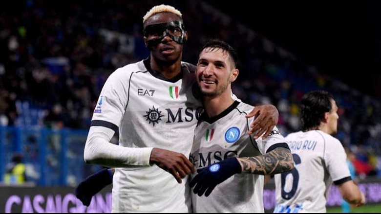 VIDEO/ Përmbysje e 'çmendur', Napoli fiton 1-6! Kumbulla debuton me Sassuolon
