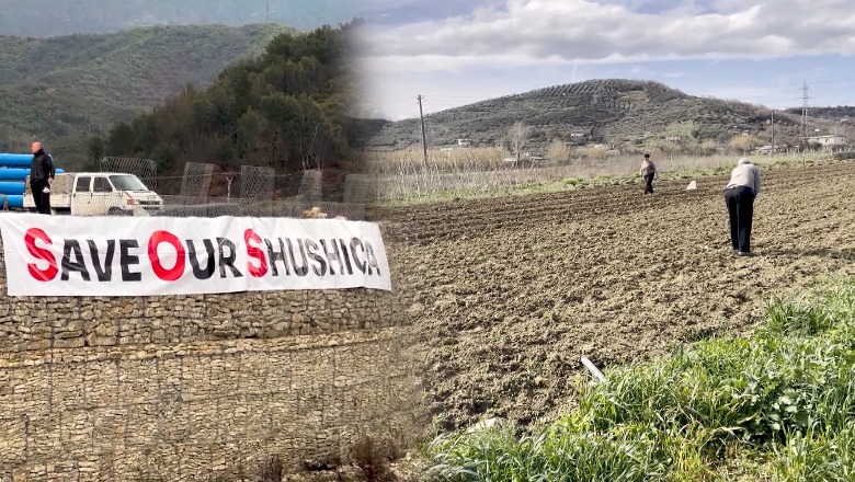 Sezoni i mbjelljeve, Report Tv në Shushicë të Vlorës! Ujësjellësi i Himarës do thajë 800 hektarë tokë bujqësore! Fermerët: Ujin e lumit e përdorim për vaditje