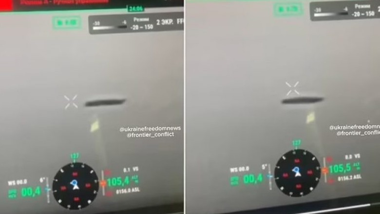 UFO? Droni i ushtrisë ukrainase filmon një objekt misterioz në qiell (VIDEO) 