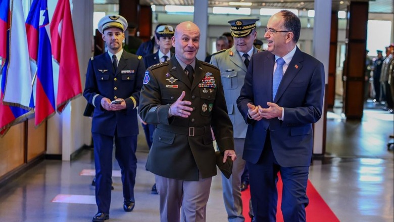 Begaj vizitë në Komandën Strategjike të NATO-s, takim me Gjeneralin Cavoli: Situata në Ballkan, e brishtë