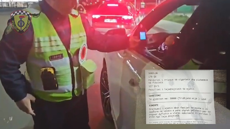Në një javë/ Policia rrugore e Tiranës ‘dynd’ me gjoba shoferët, 5 të arrestuar