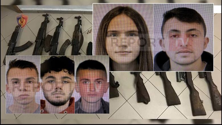 Trafik armësh nga Shkodra drejt Tiranës, lihet në burg ish-efektivja dhe 4 të rinjtë