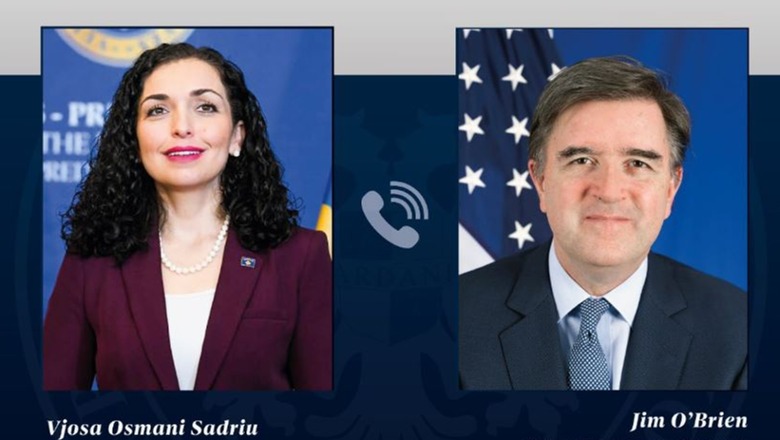 Pas telefonatës me Osmanin, sekretari amerikan i Shtetit: Kosova dhe Serbia të përmbushin zotimet e marra në bisedimet e ndërmjetësuara nga BE-ja