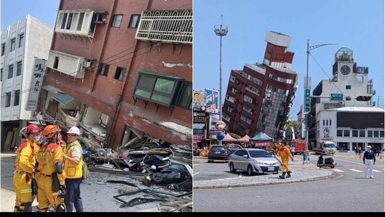 Tërmet me magnitudë 7.4 ballë në Tajvan, më i forti në 25 vitet e fundit! Ndërtesa të shembura dhe njerëz nën rrënoja (VIDEO + FOTO)