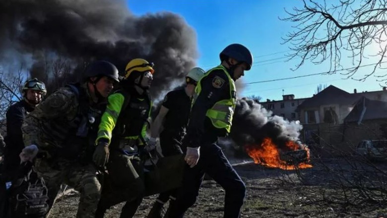 Lufta në Ukrainë/ Shpërthime me dronë në Kharkiv, 6 të vdekur! Medvedev akuzon: Macron bashkëpunëtor në sulmet në Moskë