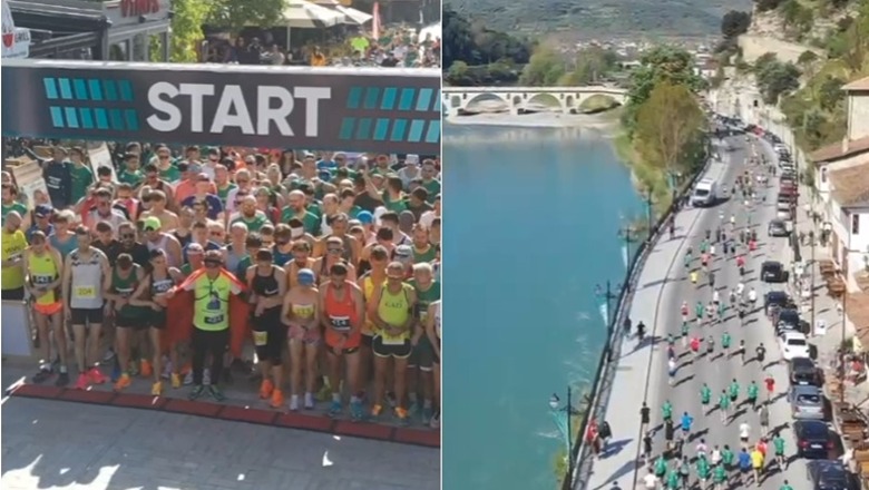 Gjysmë maratona e Gjelbër e Beratit, marrin pjesë 400 atletë! Dy fituesit, Luiza Gega për 10 km dhe Nikola Bedini 21 km (VIDEO)