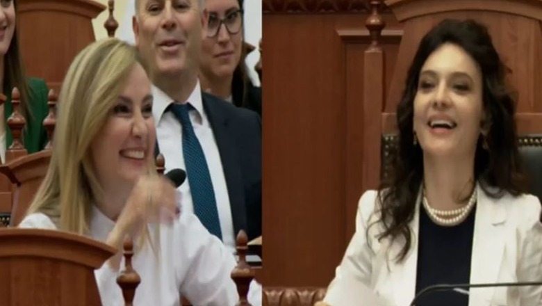 Tabaku dhe Spiropali nuk mbajnë dot të qeshurën, çfarë ndodhi në Kuvend (VIDEO)