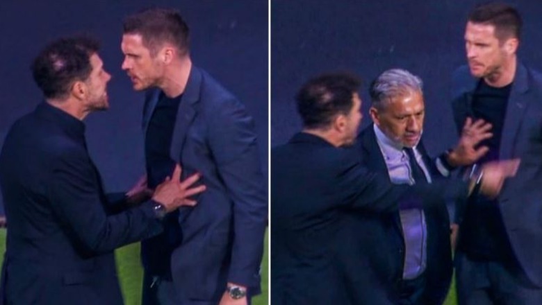 VIDEO/ Diego Simeone s'i mban nervat, përplaset fizikisht me drejtorin e Dortmund