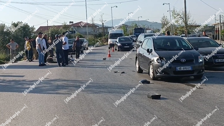 Aksident i rëndë në aksin Lushnje-Berat, i moshuari dërgohet në spital me plagë të rënda