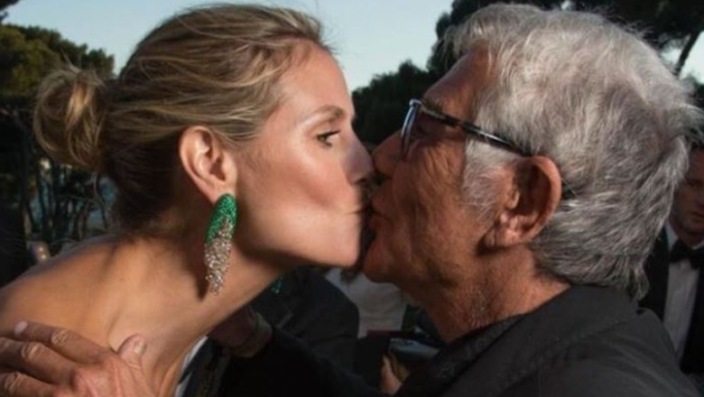 Heidi Klum, poston foto duke u puthur në buzë me Roberto Cavalli: Më mungon