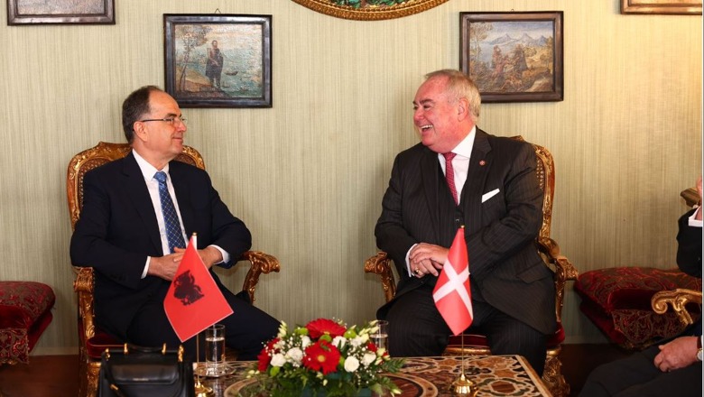 Presidenti Begaj vizitë në Urdhrin Sovran të Maltës, takohet me Fra' John Dunlap