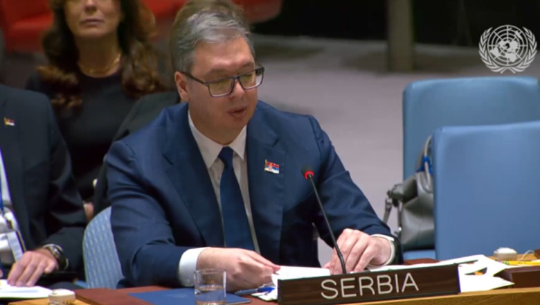 Vuçiç në OKB: Po të krijohej para 11 vjetësh Asociacioni do ndodhte pajtimi historik ndërmjet komuniteteve