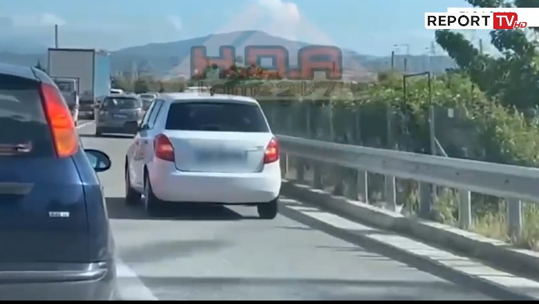 Kryen parakalime të gabuara në dalje të autostradës Tiranë-Elbasan, gjobiten 18 shoferë