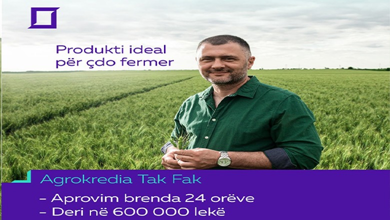 Agrokredia Tak Fak, produkti ideal për çdo fermer! Credins bank, zgjedhja e duhur për të zhvilluar biznesin