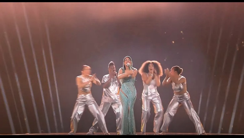  Eurovizion/ Shqipëria performoi sot Besa e dyta në garë me ‘Titan’! Shikoni performancën 
