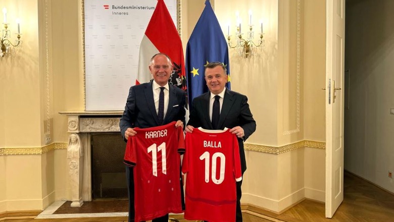 Forcimi i bashkëpunimit mes Shqipërisë dhe Austrisë në fushën e sigurisë, Ministri Balla pritet në Vjenë nga homologu i tij, Gerhard Karner