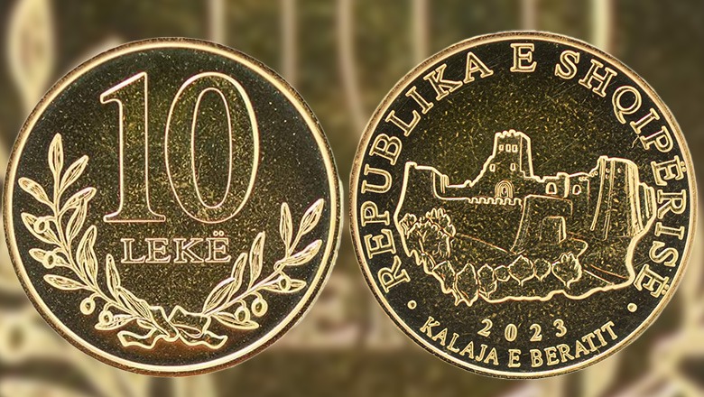 Hidhet në qarkullim monedha metalike shqiptare, 10 Lekë, emetim i vitit 2023