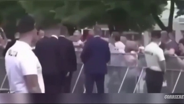 VIDEOLAJM/ Momenti kur atentatori qëllon drejt  kryeministrit sllovak, ishte mes turmës