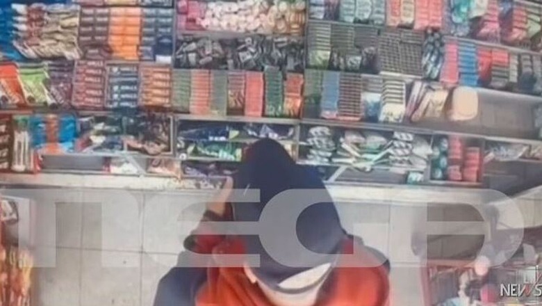 VIDEO/ Pak pasi kishte masakruar të shoqen, 50-vjeçari shqiptar shkon në market dhe blen birra
