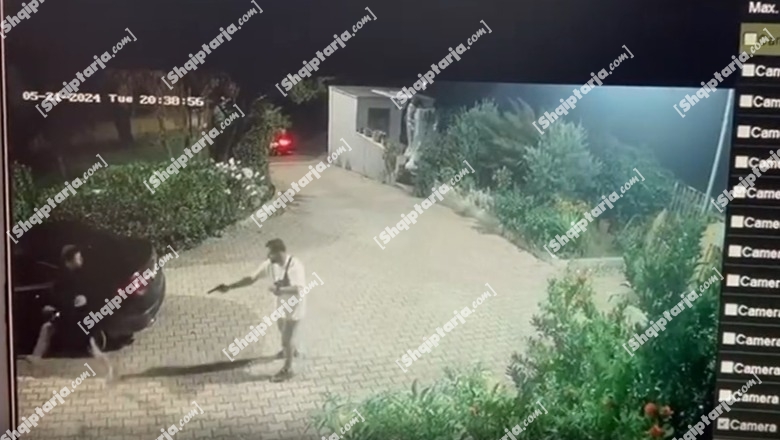 VIDEO/ Dy plumba këmbëve djalit të xhaxhait, më pas ikën! Momenti kur 24 vjeçari plagoset në Durrës