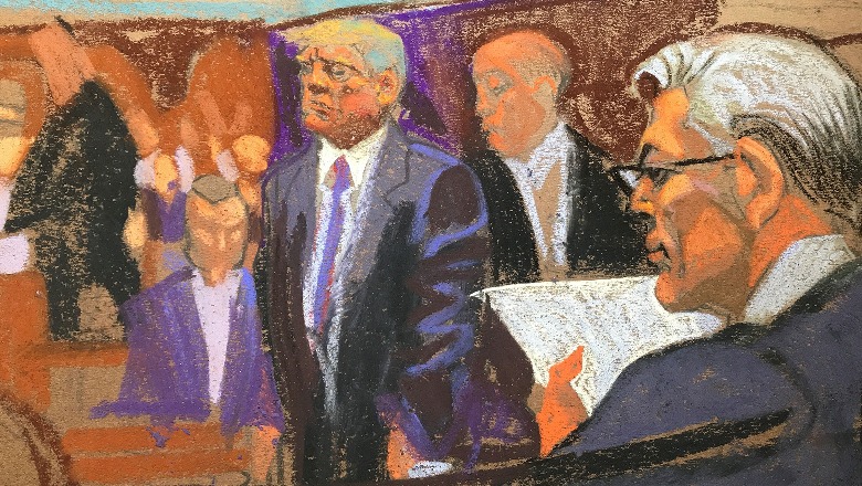 FOTO/ Donald Trump fajtor! Shikoni momentin kur juria i lexon vendimin në sallën e gjyqit
