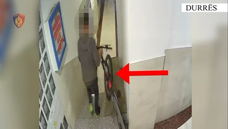 VIDEO/ Kapet hajduti i biçikletave në Durrës, i dënuar më parë për vjedhje