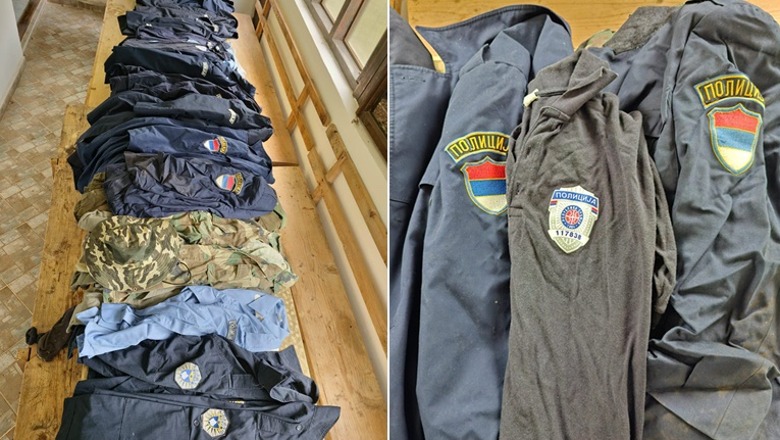 Gjenden 20 uniforma policie në Leposaviq, Sveçla: Mekanizmi terrorist i Serbisë në Veri të po çmontohet