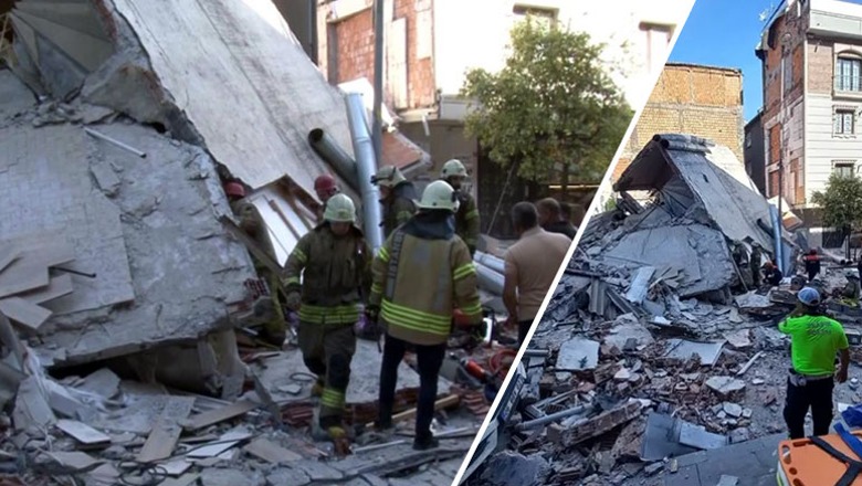 Turqi, shembet ndërtesa trekatëshe në Stamboll, ka njerëz nën rrënoja! 1 i vdekur dhe 8 të plagosur deri tani (VIDEO+FOTO)