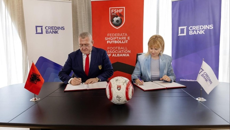 Credins bank, sponsor zyrtar i Kombëtares shqiptare! Firmoset marrëveshja me FSHF 