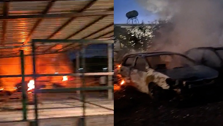 U hap para 5 ditësh, zjarr në biznesin e makinave me qira në Kamëz, digjen 6 mjete! Pistë hetimi konkurrenca (VIDEO)