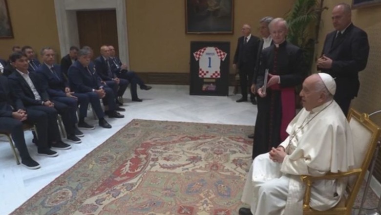 Rivalët e Shqipërisë në Euro 2024, Kroacia viziton Vatikanin! Merr bekimin nga Papa Françesku