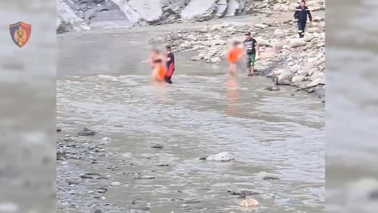 Mbetën të bllokuar në kanionin e Langaricës në Përmet, shpëtohen 7 turistët e huaj (VIDEO)