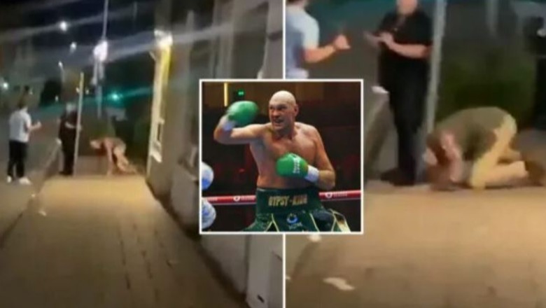 VIDEO/ Humbja kundër Usyk lë pasoja, Tyson Fury filmohet i dehur! Godet kokën pas shtyllës