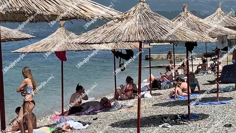 Temperaturat deri 33 gradë celsius, liqeni i Pogradecit oaz freskie për vizitorët