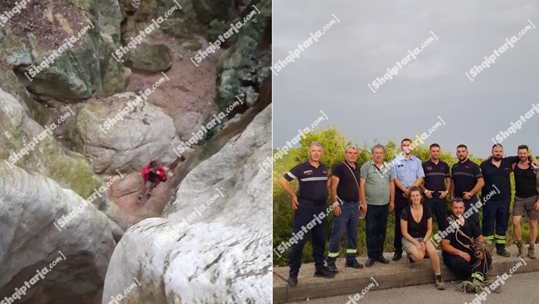 Vlorë/ Pas disa orësh shpëtohet çifti belg që kishte ngecur në kanionet e Gjipesë (FOTO+VIDEO)