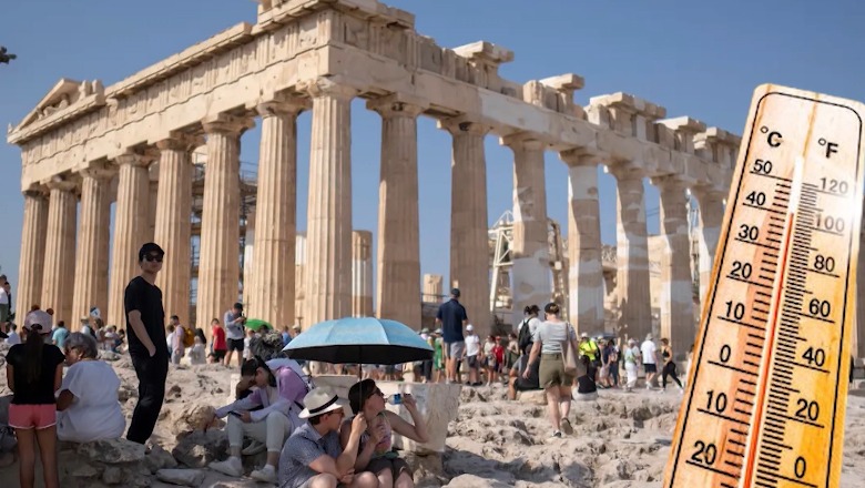‘Përvëlohet’ Greqia, temperatura deri në 44 gradë celcius! Shkolla dhe disa site arkeologjike 2 ditë mbyllur