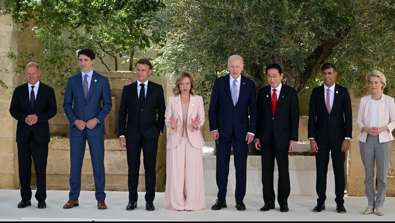 G7 mblidhet në Itali, miratohet ndihma 50 mld $ për Ukrainën