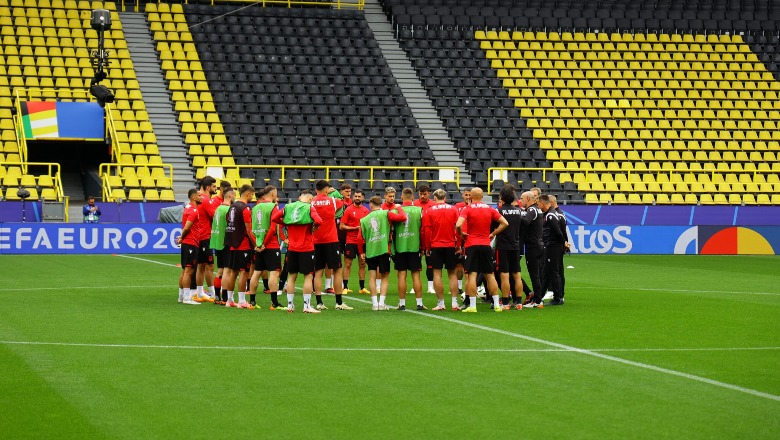 Itali - Shqipëri/ Gjithçka gati, Kombëtarja mbyll përgatitjet për sfidën e parë në Euro 2024 në stadiumin e Dortmundit