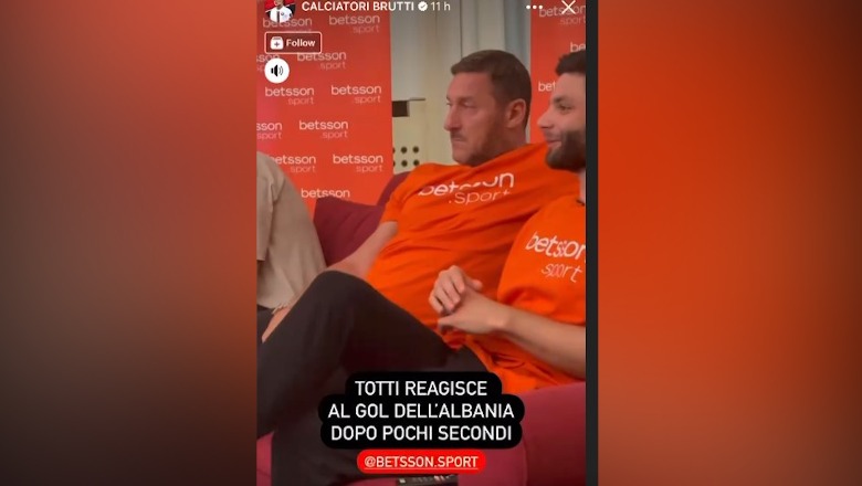 ‘Mos është ndonjë montazh kjo’/ Goli i Nedim Bajramit, Françesko Totti i befasuar: Po bëni shaka