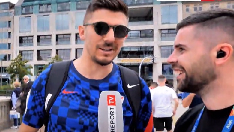 'Shqipëria një ekip i mirë', tifozi kroat për Report Tv: Shënuan golin më të shpejtë në Europian! I uroj fat me Spanjën