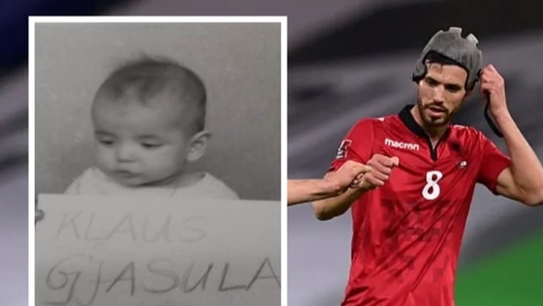 FOTO/ Nga foshnjë në eksodin e viteve '90 në Ambasadën gjermane, te goli në Euro 2024 me Kombëtaren! Rrugëtimi i Klaus Gjasulës