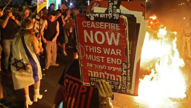 Protestat antiqeveritare në Tel Aviv, tre të arrestuar